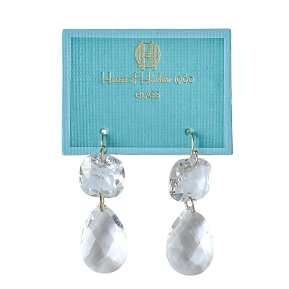House of Harlow 1960 Jewelry - House of Harlow 1960 Glass Dangle Earrings